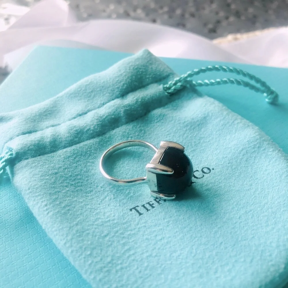 Tiffany & Co Paloma Picasso Sugar Stacks Black Onyx Ring